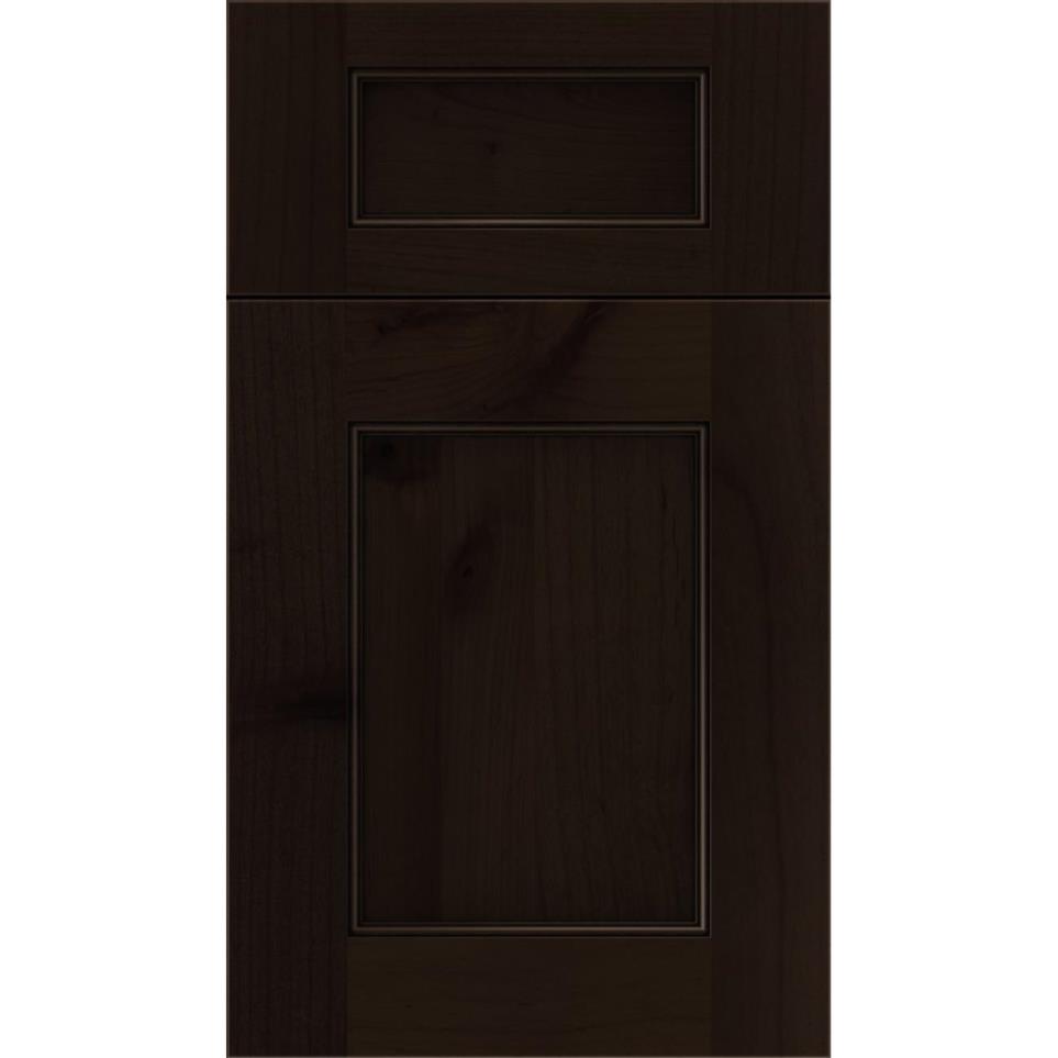 5 Piece Cappuccino Black Glaze Glaze - Stain 5 Piece Cabinets