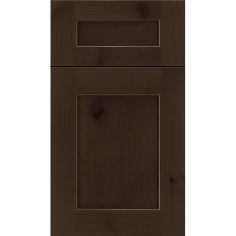 Square Cappuccino Dark Finish Square Cabinets