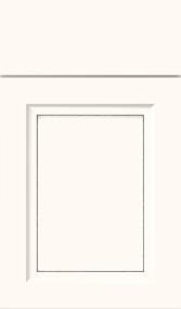 White With Grey Stone Penned