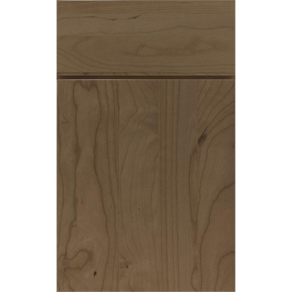 Slab Morel Medium Finish Slab Cabinets