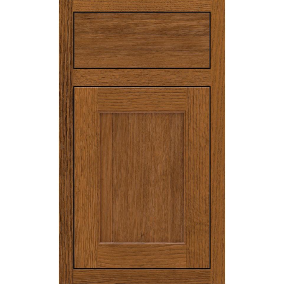 Square Suede Medium Finish Square Cabinets