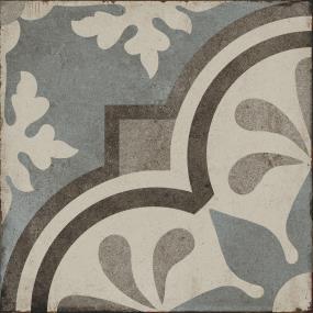 Decoratives and Medallions Cool Grande Fiore Matte Gray Tile