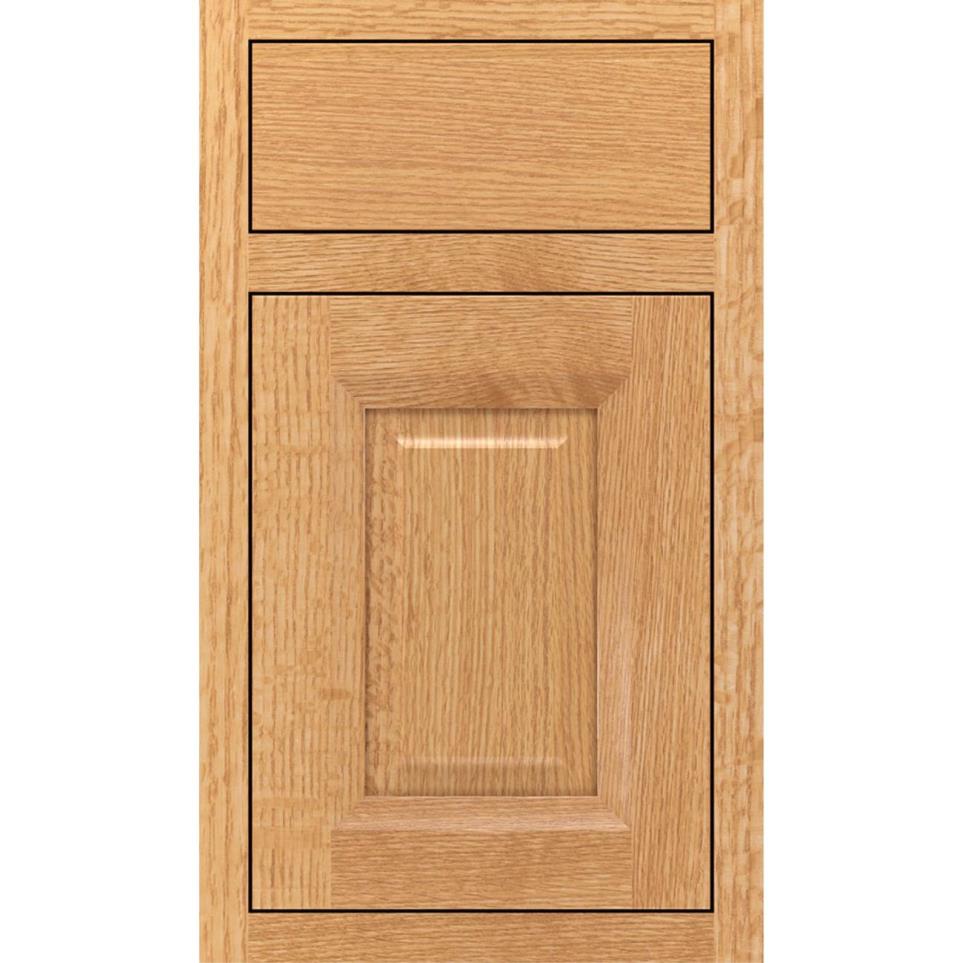 Square Natural Light Finish Square Cabinets