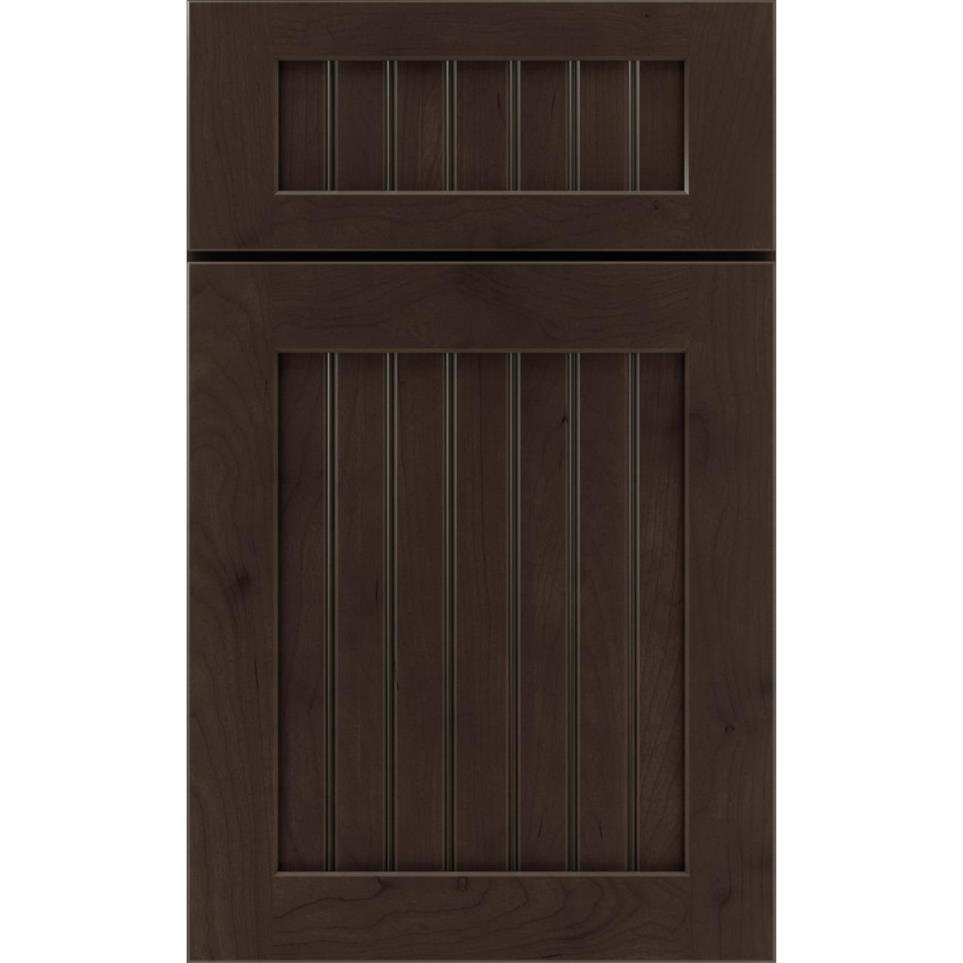 5 Piece Thatch Dark Finish 5 Piece Cabinets