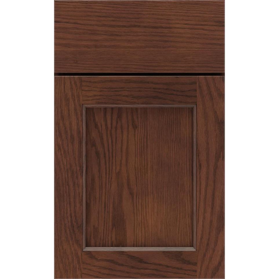 Square Tundra Dark Finish Square Cabinets