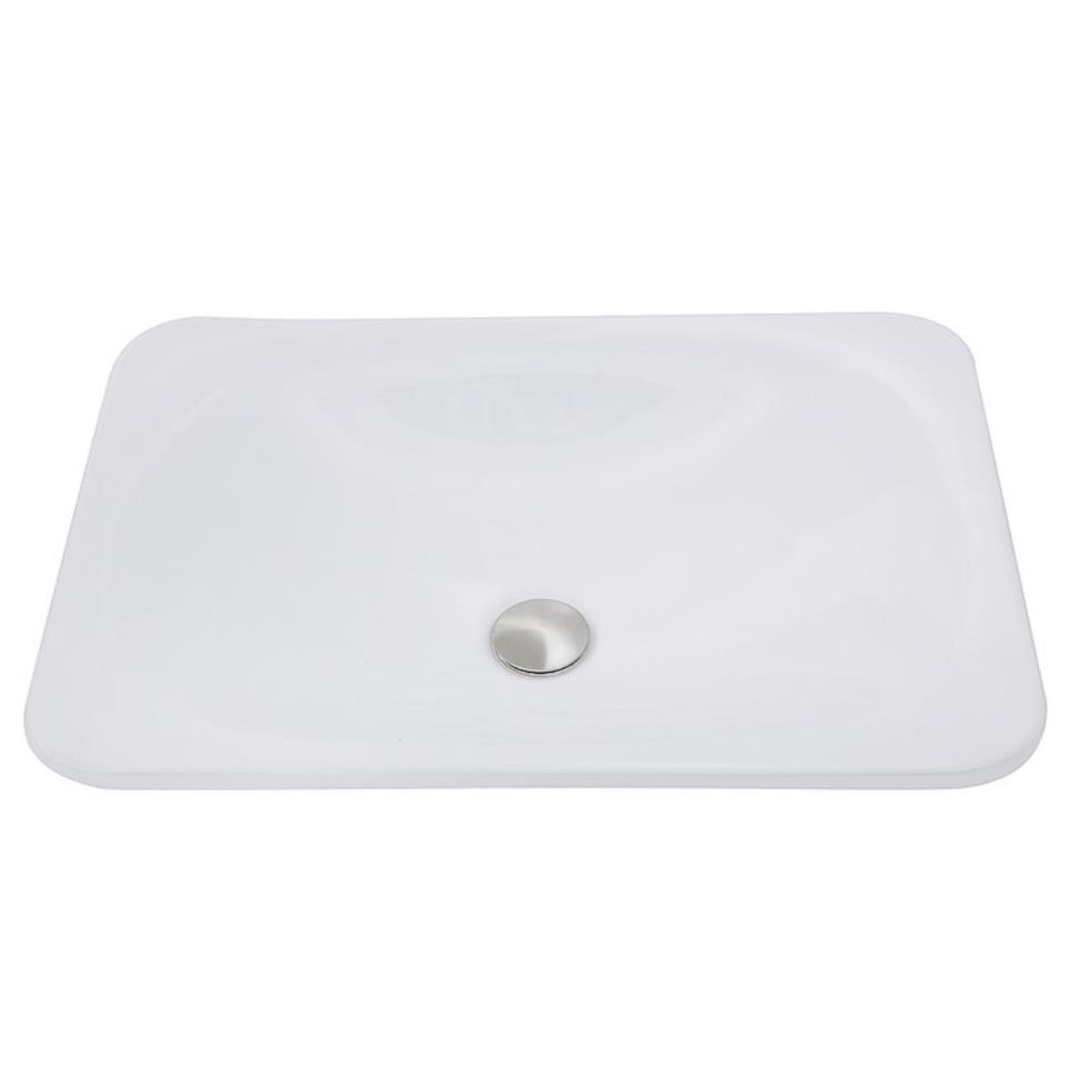 Bath White  Bathroom Sinks