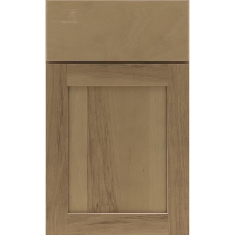 Square Buckskin Medium Finish Square Cabinets