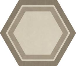 Decoratives and Medallions Honeycomb Warm Matte  Tile