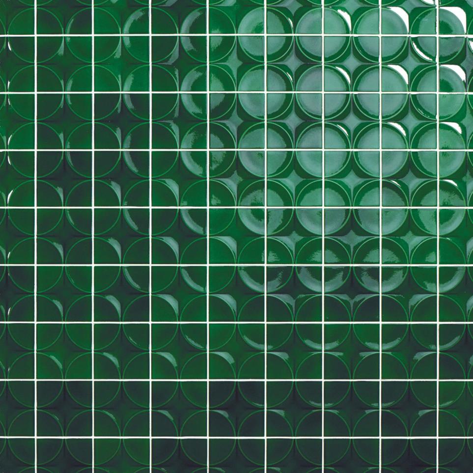 Daltile Fern Glossy 4"x4" Ceramic Wall Tile Tile Fern Glossy Green Tile