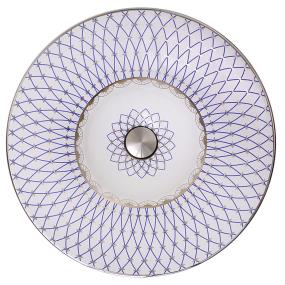 Bath White/Blue  Bathroom Sinks