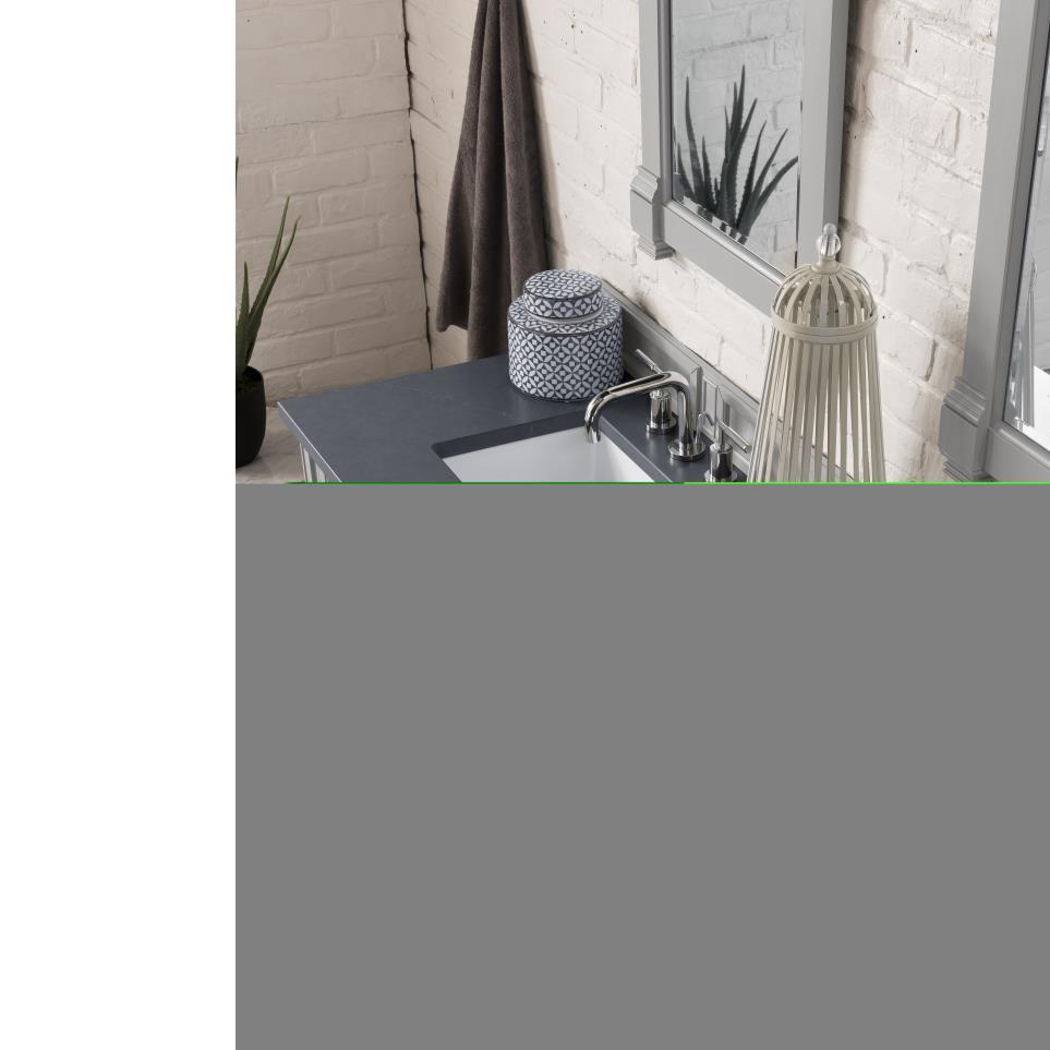 Base with Sink Top Urban Gray Grey / Black Vanities