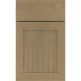 Square Buckskin Medium Finish Square Cabinets