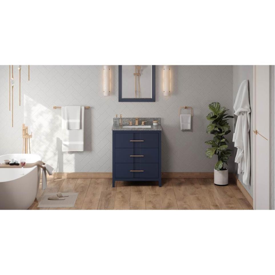 Base with Sink Top Hale Blue Blue / Purple Vanities