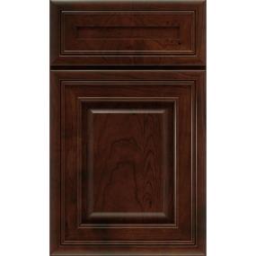 5 Piece Chocolate Dark Finish 5 Piece Cabinets