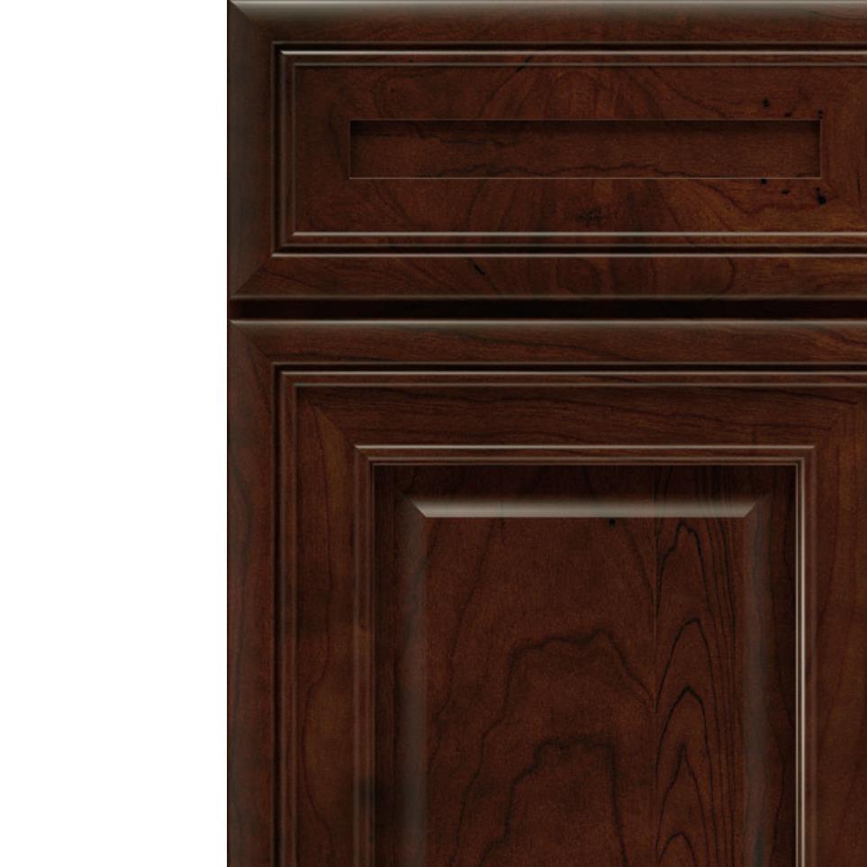 5 Piece Chocolate Dark Finish 5 Piece Cabinets