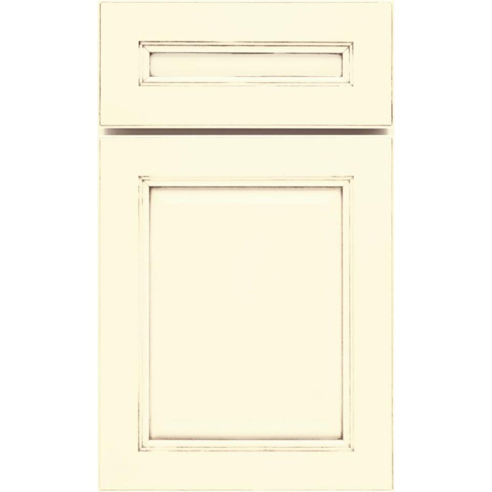 5 Piece Coconut Amaretto Creme Glaze - Paint 5 Piece Cabinets