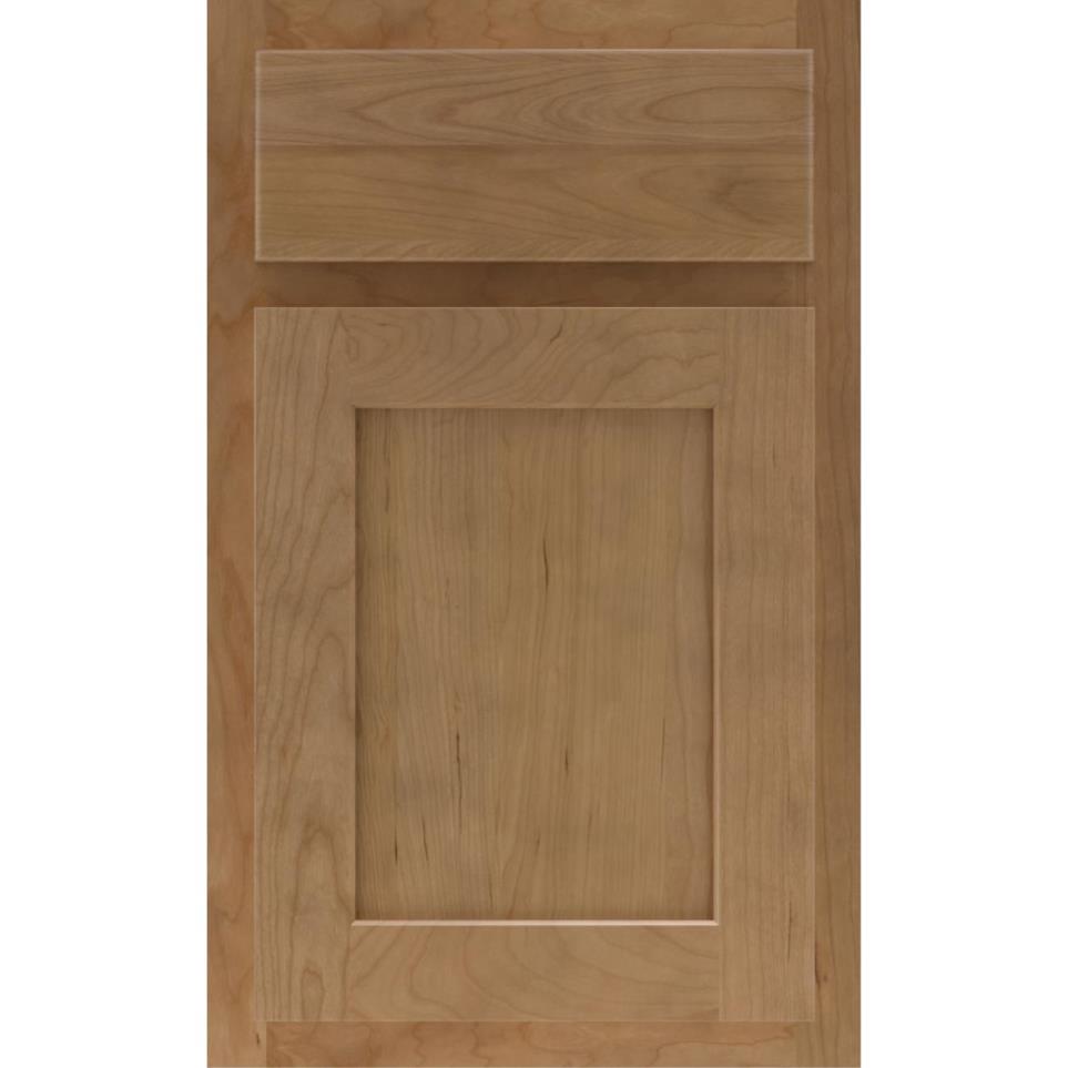 Square Buckskin Medium Finish Square Cabinets