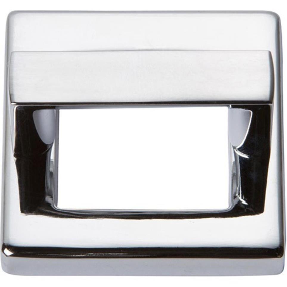 Square Base Polished Chrome Chrome Bases