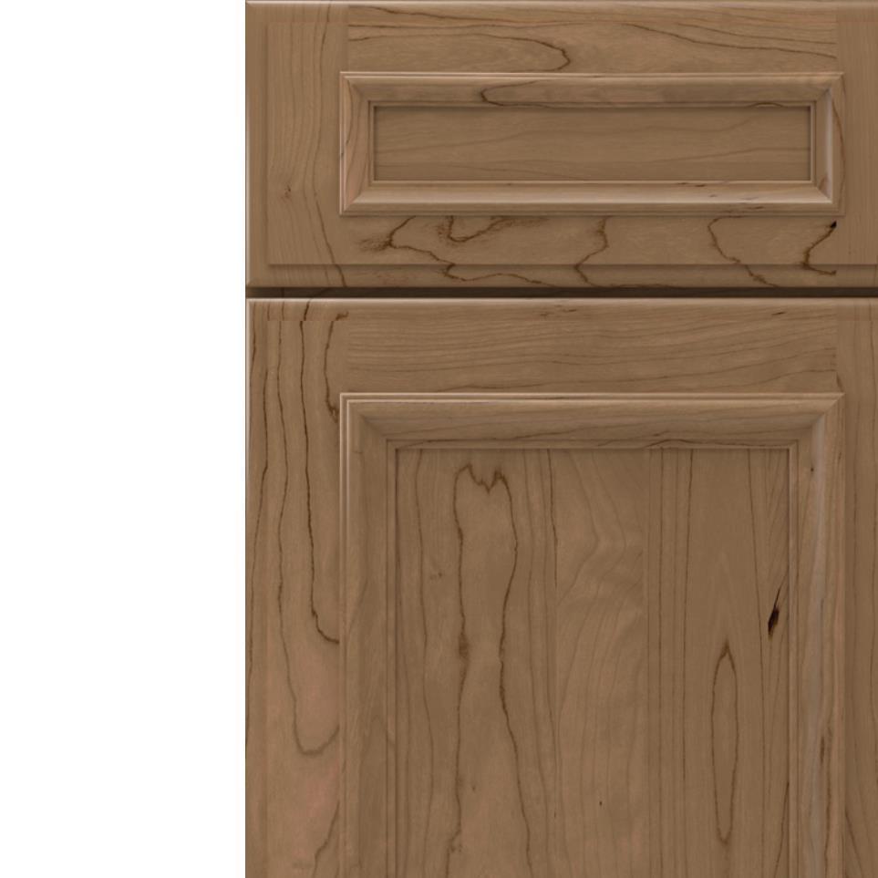 Square Gunny Medium Finish Square Cabinets