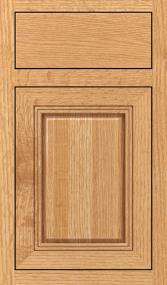 Inset Natural Light Finish Cabinets