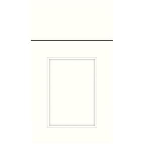 Square Alabaster Paint - White Square Cabinets