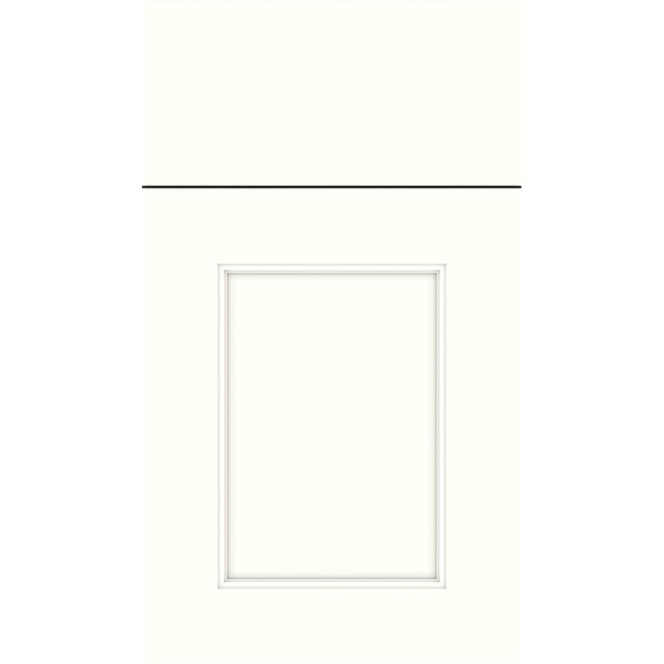 Square Alabaster Paint - White Square Cabinets