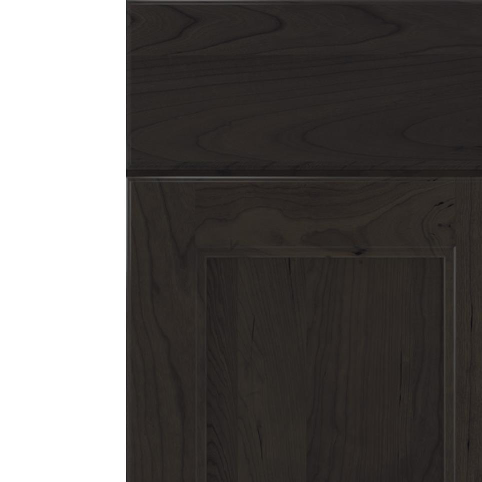 Square Storm Dark Finish Square Cabinets