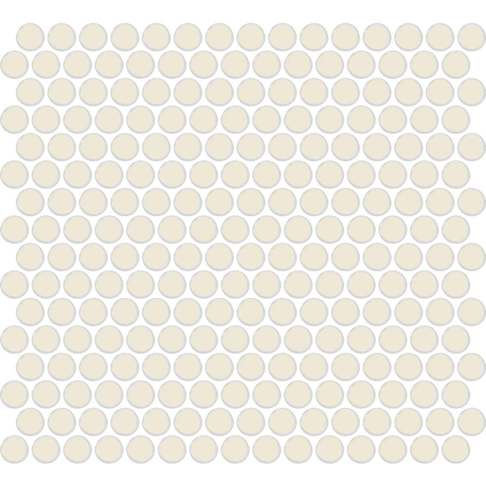 Mosaic Biscuit Glossy Beige/Tan Tile