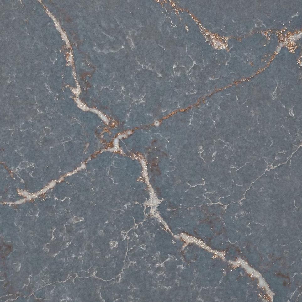 Slab Parisien Bleu Grey / Black Quartz Countertops