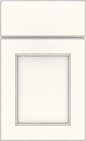 White With Charcoal Penned