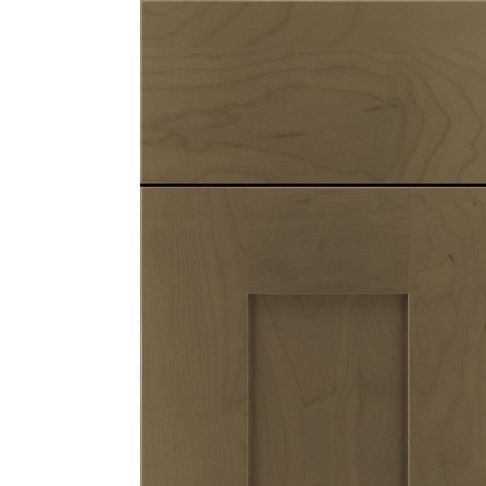 Square Cortado Medium Finish Square Cabinets