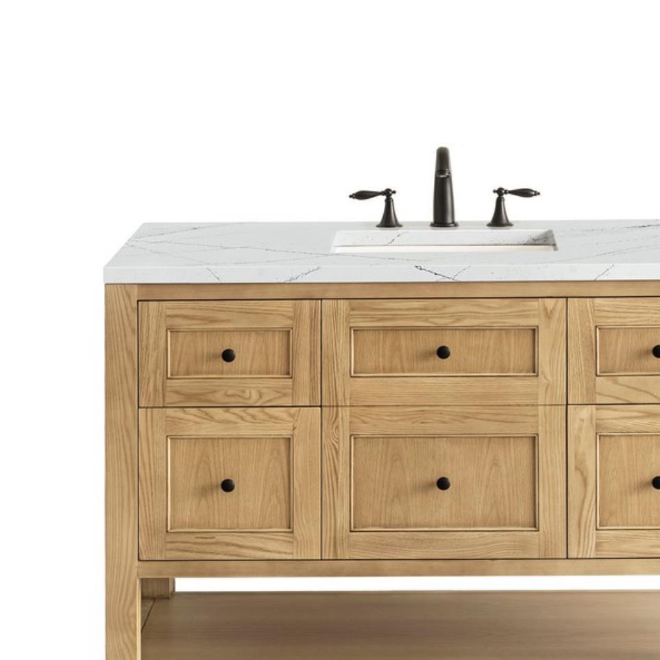 Base with Sink Top Light Oak Light Finish Vanities