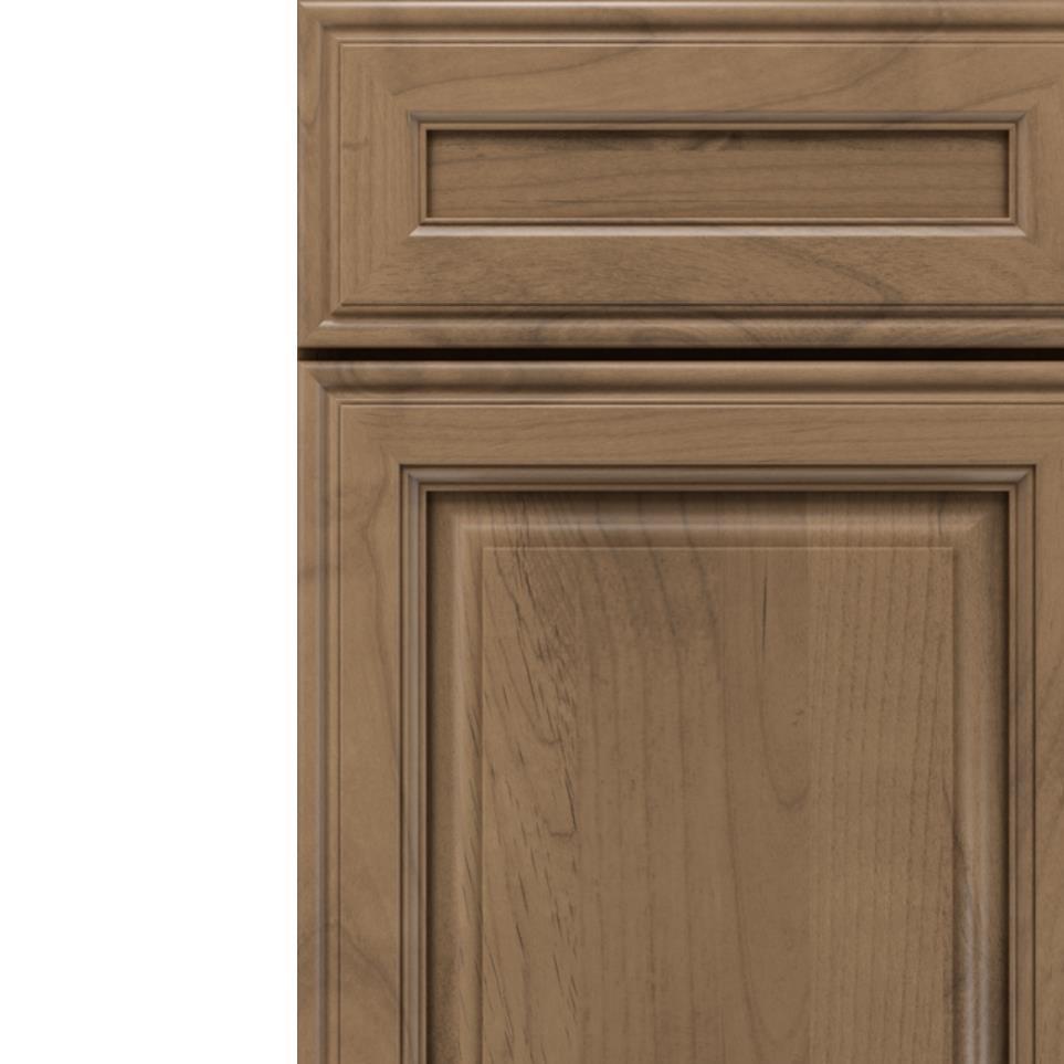 Square Gunny Medium Finish Square Cabinets