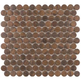 Mosaic Antique Copper Brown Tile