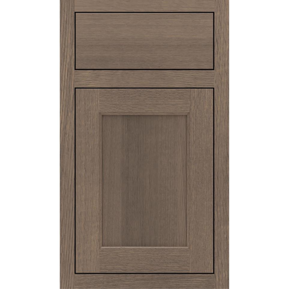 Square Cliff Medium Finish Square Cabinets