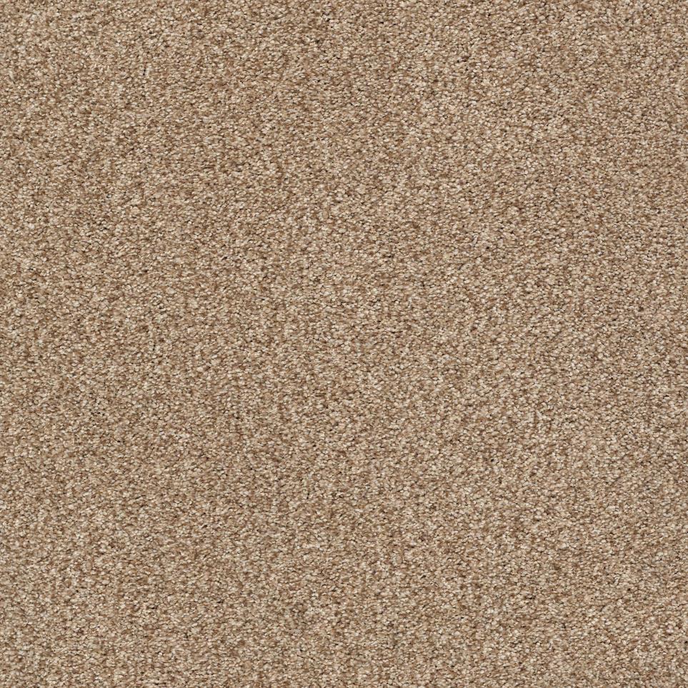 Textured Saxony Fawnwood Beige/Tan Carpet