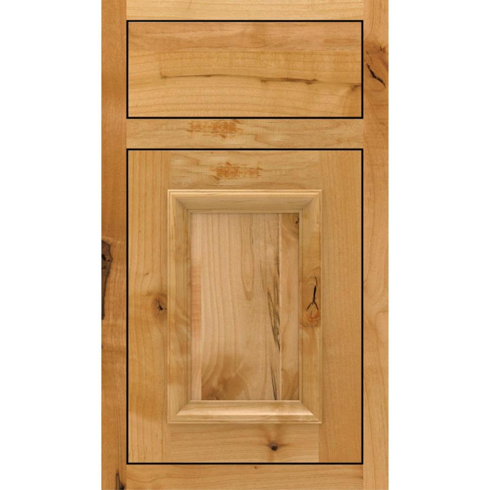 Square Natural Light Finish Square Cabinets