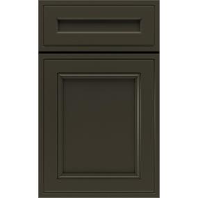 Square Forest Floor Dark Finish Square Cabinets