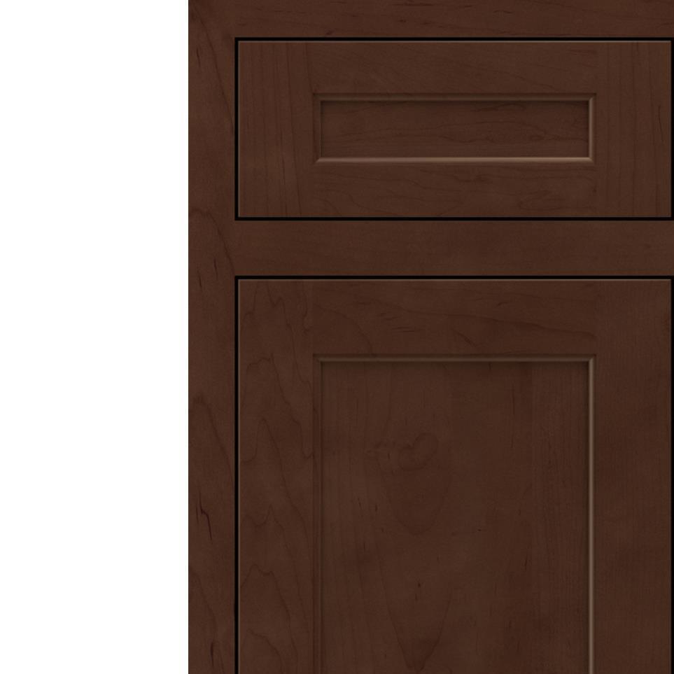 Square Bombay Dark Finish Square Cabinets