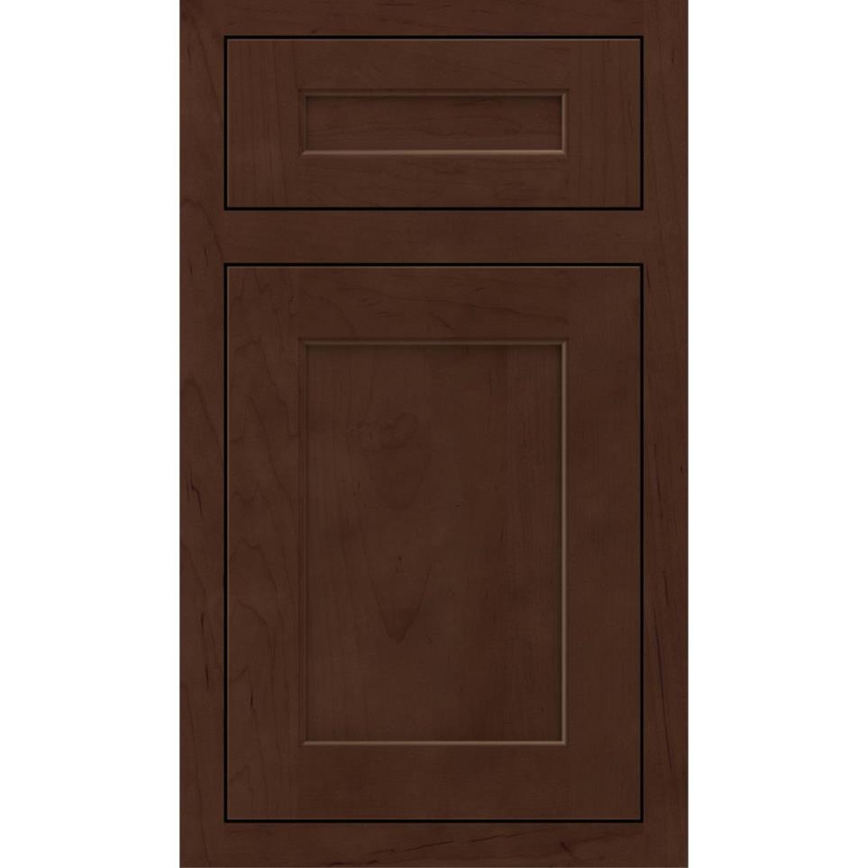 Square Bombay Dark Finish Square Cabinets