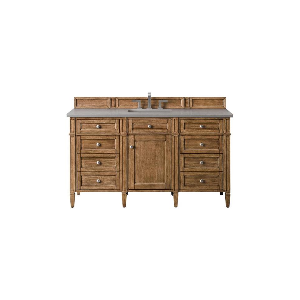 Base with Sink Top Saddle Brown Medium Finish Vanities