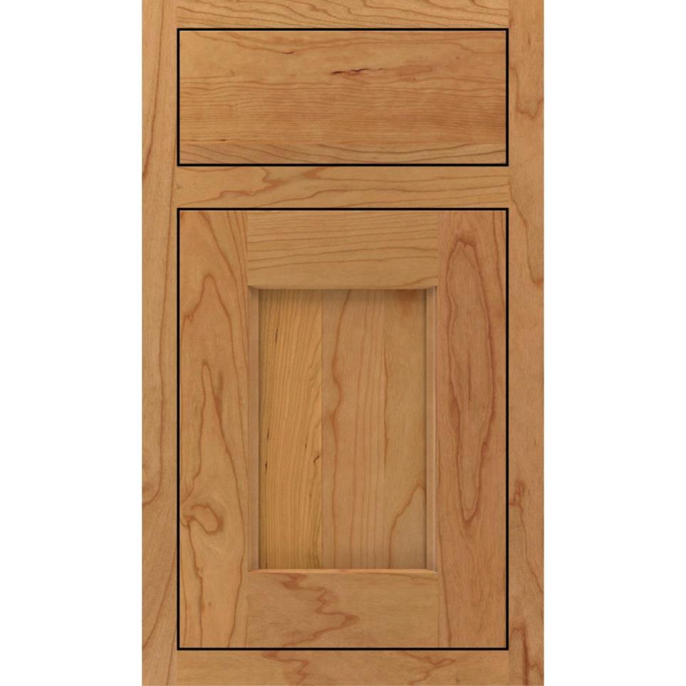 Square Natural Light Finish Square Cabinets