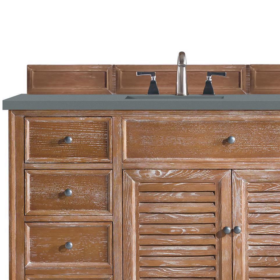 Base with Sink Top Driftwood Medium Finish Vanities