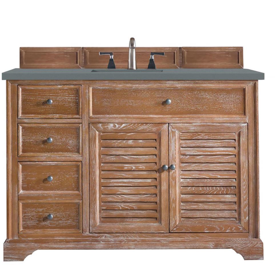 Base with Sink Top Driftwood Medium Finish Vanities