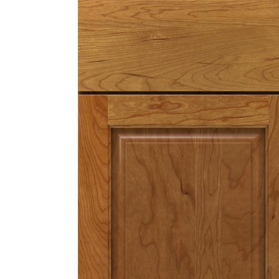 Square Rye Toasted Almond Medium Finish Square Cabinets