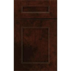 5 Piece Chocolate Dark Finish 5 Piece Cabinets
