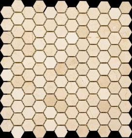 Mosaic Img Cremahex Beige/Tan Tile
