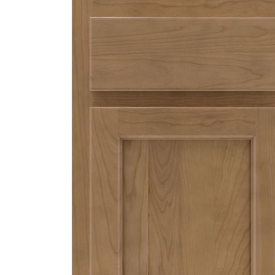 Square Buckskin Medium Finish Square Cabinets