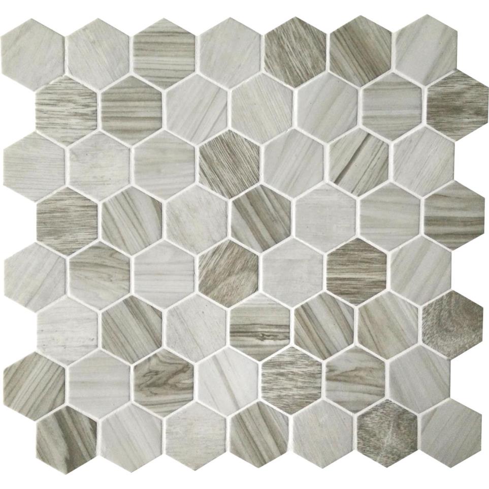 Mosaic Seagull Matte Gray Tile