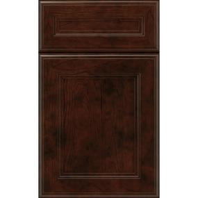 5 Piece Chocolate Dark Finish 5 Piece Cabinets